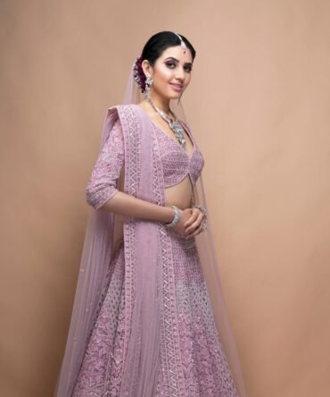 Enchanting Purple Lehenga: A Modern Take on Royal Elegance