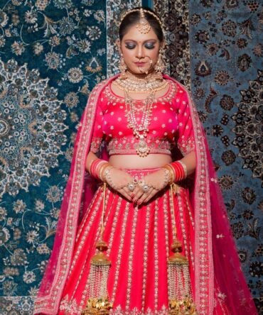 Fiery Red Lehenga: A Celebration of Passion and Tradition